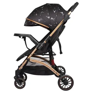 Coche Para bebe 경량 유모차 아기 컴팩트 여행 버기 한 손 접이식 두 가지 방법 아기 유모차 디너 플레이트