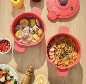 Cuisinière à vapeur à pression en plastique écologique de haute qualité, sortie d'usine, 2,3 L, pour viande, <span class=keywords><strong>riz</strong></span>, pâtes, légumes - Product Image 3