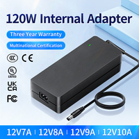 Adaptateur secteur de bureau 120W 110V 220V 240V AC vers DC 9V 10V 12V 15V 19.5V 24V 12.5A 3A 5A 7A 8A 9A 10A 1.25A 0.6A pour ordinateur portable