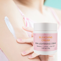 Vente en gros de crème corporelle blanchissante à la vitamine E crème corporelle blanchissante et éclaircissante avec logo personnalisé