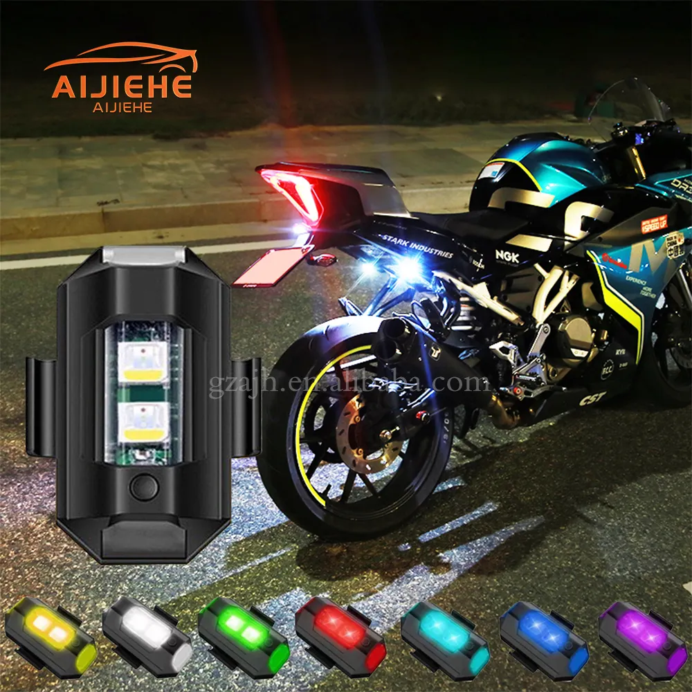 Luz LED estroboscópica de advertencia para vehículos, Mini indicador de advertencia RGB, carga USB, Dron, motocicleta, ingeniería, grúa, gran oferta, 2022