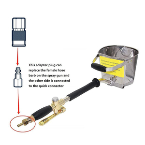 <span class=keywords><strong>Pistola</strong></span> de Pulverización de Yeso de 4 Boquillas, <span class=keywords><strong>Pistola</strong></span> de Pulverización de Mortero de Cemento Neumática <span class=keywords><strong>con</strong></span> Cubierta para <span class=keywords><strong>Pintar</strong></span> <span class=keywords><strong>Paredes</strong></span> <span class=keywords><strong>y</strong></span> <span class=keywords><strong>Techos</strong></span> - Product Image 4