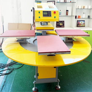 Presse à transfert de <span class=keywords><strong>vinyle</strong></span> chauffante semi-automatique pneumatique 15x15 pour vêtements, nouvelle vente chaude - Product Image 5