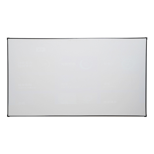 60 72 80 90 100 120 Inch 16:9 Projection Screen Fixed Frame Projection Screen for Home Theater