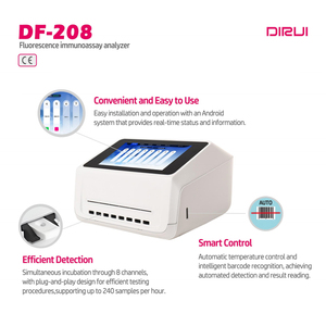 Analizzatore Immunologico a Fluorescenza Compatto di Alta Qualità con 8 Canali di Test per Strumenti Analitici Clinici da Laboratorio - Product Image 2