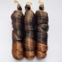 Cheveux synthétiques pour tresses au crochet French Curl, résistants à l'eau chaude, en fibre haute température, vente en gros, usine OEM