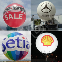Ballons publicitaires gonflables en PVC BOYAN, logo personnalisé, ballon publicitaire volant, ballon géant de 4 m, ballons gonflables à l'hélium