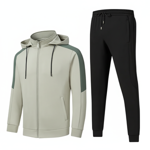 Men's Tracksuit Sets Hoodie and <b>Pants</b> Women Solid Color Hooded Pullover+<b>Pants</b> <b>Suit</b> Casual Sportswear Sets Male - Product Image 1