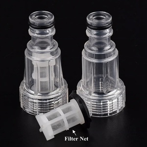 GHT 3/4" Thread Pipe Connect Fitting Water Hose Female <b>Adapter</b>, ABS Hose Quick Connector with Water Filter - Product Image 4