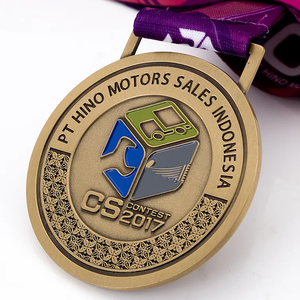 Pas cher personnalisé Allemagne Ww2 Médailles Personnalisé en laiton Sports Games Médaille en métal avec ruban - Product Image 3