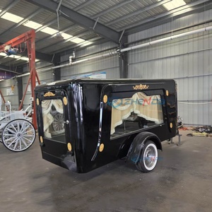 Cercueil électrique de transport funéraire à bas prix, noir, fabriqué à Henan par une société de transport spécialisée - Product Image 1