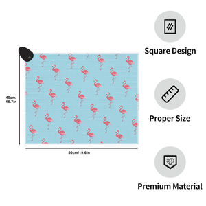 वुशी आइवी कम मोक गोल्फ क्लब तौलिया माइक्रोफाइबर सबलिमिनेट रसोई खेल तौलिया माइक्रोफाइबर चुंबकीय वायल गोल्फ तौलिया - Product Image 2