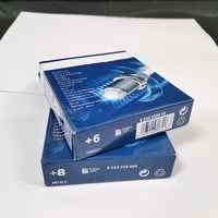 Bougies d'allumage de moteur en platine de haute qualité, neuves, 7927 Fr8Dc+ +6 +8 +9, pour voiture, moto, 0242229659