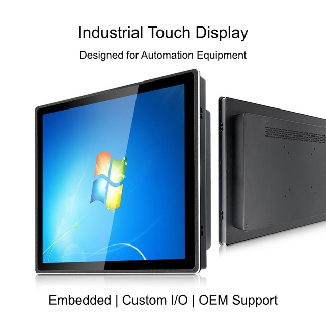 Industrial IP65 10.4" Touch Display Monitor 10 Touch Points 4:3 Aspect Ratio 1024x768 Resolution | Embedded Touch Screen