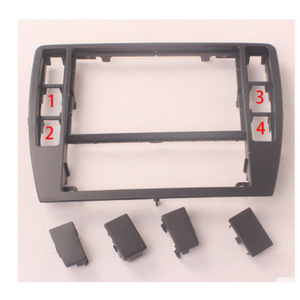 Marco de salpicadero VW Passat B5 3B0 858 179, cubierta central de plástico con cubiertas de interruptores para instalación de audio en coche - Product Image 1