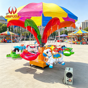 Nouvelle Conception Manège de Parc d'Attractions Cheval Balançoire Musicale pour Enfants Carrousel Électrique Balançoires pour Bébés à Vendre - Product Image 2