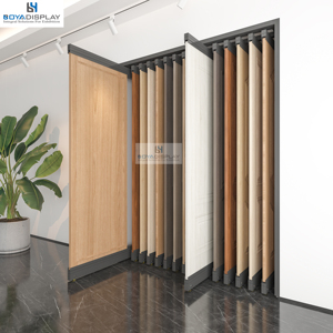 <span class=keywords><strong>Boya</strong></span> su misura porta in legno porta scorrevole tirare porta di sicurezza finestra campione metallo espositore per Showroom - Product Image 2