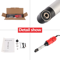 Meuleuse d'angle micro OEM 4500 tr/min, mini polisseuse métallique pour le bois, le polissage de l'acier inoxydable, 350W, 15000 tr/min, outils de meulage