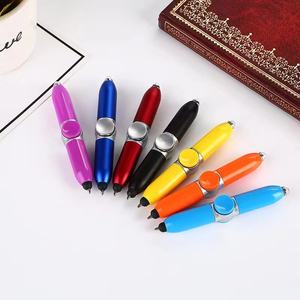 Mini Spinner Antiestrés Novedoso y Único al por Mayor, Multifunción 3 en 1, Bolígrafo Giratorio de Plástico con Luz LED y Punta de Bola Personalizable - Product Image 3