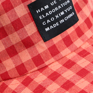 Bán Buôn Chất Lượng Cao Vải Có Thể Gập Lại Đầy Màu Sắc Du Lịch Ngoài Trời Mùa Hè Đi Bộ Đường Dài Mặt Trời <span class=keywords><strong>Hat</strong></span> Cho Phụ Nữ Trẻ Em Sọc Vuông Xô Mũ - Product Image 5