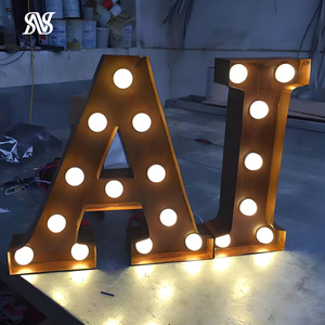 Tùy chỉnh <span class=keywords><strong>Led</strong></span> marquee ánh sáng bóng đèn chữ ngoài trời dấu hiệu lớn chất lượng cao <span class=keywords><strong>LED</strong></span> signage điều khiển từ xa IPX4 không thấm nước đa màu sắc - Product Image 4