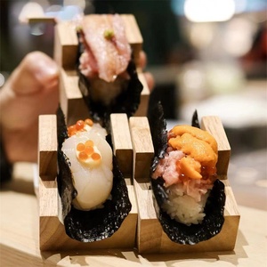 Tùy Chỉnh Nhật Bản Phong Cách Thân Thiện Với Môi Khay Gỗ Tự Nhiên Kraft Taco Chủ Và Sushi Khay Cho Nhà Hàng Izakaya Cho Bán - Product Image 6
