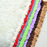 Tapis de sol modernes à poils longs 100 % polyester pour la décoration intérieure, tapis moelleux pour salon
