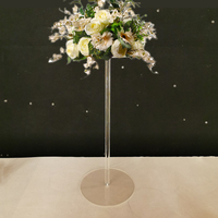 Support de fleurs en acrylique transparent, centre de table pour mariage, colonne de support d'exposition de fleurs pour mariage, nouveau Style