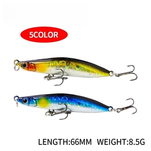 Vente chaude Monster Shot Naufrage Minnow Leurres De Pêche 6.6cm 8.5g Appâts Artificiels Leurres D'eau Salée Rolling <span class=keywords><strong>Action</strong></span> Pesca Pêche - Product Image 2