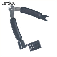 Accessoires de guitare : Dérouleur de cordes multifonction 3-en-1, coupe-cordes et pince à cordes pour guitare