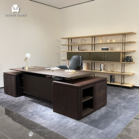 Ensemble bureau et chaise de direction moderne pour bureau à domicile, design usine Foshan, pour mobilier de bureau