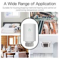 Válvula Termostática Inteligente Programable para Radiador Tuya ZigBee 3.0, Controlador de Temperatura con Control por Voz de Alexa