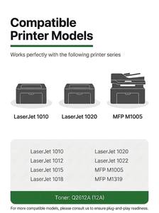 Cartouche de <span class=keywords><strong>toner</strong></span> compatible INK-POWER <span class=keywords><strong>HP</strong></span> 12A Q2612A pour M1005 <span class=keywords><strong>MFP</strong></span> 1020 1010 1018 1022 3050 <span class=keywords><strong>MFP</strong></span> 1022N 1015 3055MFP 2000 pages - Product Image 4
