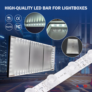 Rigidly led bar 24V SMD3030 Edgelight Bar with Lens 15*45 Degree for 80-200mm Depth Single Side Light Box Advertising Signage - Product Image 5
