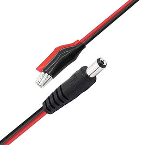 Cavo di Alimentazione 12V DC Maschio 2.1mmx5.5mm a Clip a Coccodrillo, Connettori 24AWG PVC per Telecamere di Sicurezza CCTV Elettroniche e Illuminazione - Product Image 2