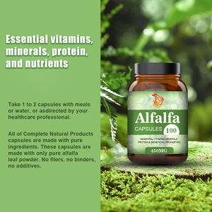 Cápsulas de Alfalfa de Marca Privada OEM para el Bienestar General, Mejora del Sistema Inmunológico, Suplemento de Vitaminas y Minerales - Product Image 3