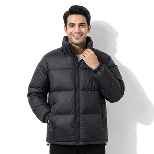 Top Trending style Custom Men's Plus chaqueta de invierno Estilo Abrigo Chaqueta hinchada Chaqueta acolchada de invierno para hombre - Product Image 1