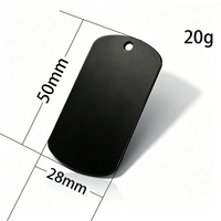 Plaque rectangulaire arrondie en acier inoxydable sablé Ywyougang, plaque nominative vierge pour gravure laser DIY, pendentif pour cadeau personnalisé