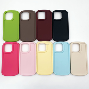 Mới Đến Đầy Màu Sắc Điện Thoại Di Động Trường Hợp Đối Với iPhone 14 Pro Max Thời Trang Mềm Silicone <span class=keywords><strong>TPU</strong></span> Trường Hợp Đối Với iPhone 15 14 Chống Sốc Bìa - Product Image 1