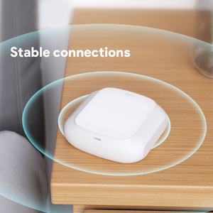 Pour Tuya Smart 2 Gang ABS Switch <span class=keywords><strong>Action</strong></span> multiple Wifi Zigbee thermomètre sans fil bouton de scène automatisation intelligente - Product Image 3