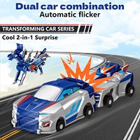 EPT Venta Directa de Fábrica: Juguetes de Coche y Caballo con Deformación por Colisión, Juguete de Coche Robot Dinosaurio Transformable 2 en 1 por Colisión
