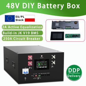 ชุดแบตเตอรี่ EU Stock Stackable DIY Kits BMS 48V 51.2V 280Ah Lifepo4 กล่องแบตเตอรี่ 15Kwh 16S 314Ah LiFePO4 Akku DIY กล่องใส่แบตเตอรี่ - Product Image 1