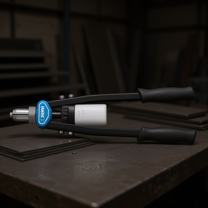 Remachadora de doble palanca Fervi de 120 mm, herramienta profesional para unir metales - Product Image 3