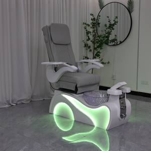 Nouveauté Équipement de salon de manucure Spa pour les pieds Chaise de manucure Luxe Moderne Chaise de pédicure électrique inclinable avec massage en plastique - Product Image 5