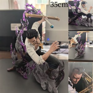 Offre spéciale 35cm 1 pièce <span class=keywords><strong>Dracule</strong></span> <span class=keywords><strong>Mihawk</strong></span> dessin animé Anime Statue PVC figurine Collection de poupées - Product Image 4