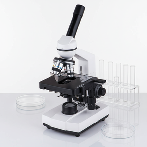 Microscope optique biologique monoculaire de laboratoire XSP-104 avec l'étape mécanique de double Laver - Product Image 2