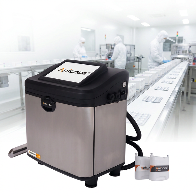 CIJ Small Character Inkjet Printer Industrial Continuous Coding Machine