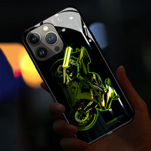 Gran oferta 2024 teléfono inteligente funda luminosa para iPhone música inteligente control <span class=keywords><strong>de</strong></span> <span class=keywords><strong>voz</strong></span> intermitente para fundas <span class=keywords><strong>de</strong></span> teléfono móvil iPhone - Product Image 5