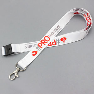 Fabrication de lanières en polyester de haute qualité, éducation scolaire, logo personnalisé, impression à chaud, impression en relief, carte d'identité/lanières - Product Image 3