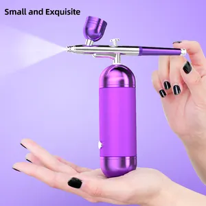 Di alta qualità portatile Mini Cordless Airbrush compressore aerografo Nail Art macchina Air Brush Gun Spray Cake Decorating aerografo